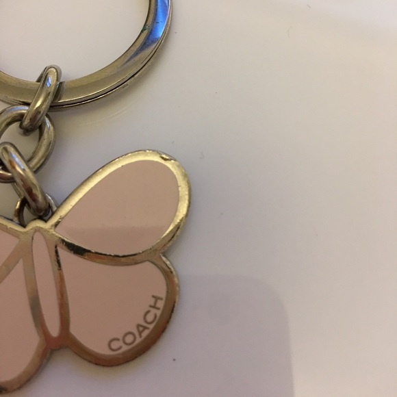 ✨RARE✨ Coach Pink Butterfly Keychain - Picture 4 of 4